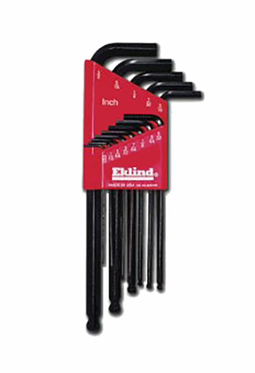 <ul><li>Eklind&reg; Ball-Hex-L&trade; Keys are designed with a ball profile on the long arm</li><li>Provides 360° of rotation at up to 35° angle</li><li>The burr-free short arm allows the user to apply maximum torque in required applications</li></ul>|